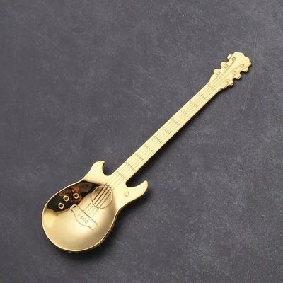 Tea and coffee accessories - Guitar spoon - Tea, Coffee, Dessert - 4 colors available - SOSTRAW & SMARTTHINGS