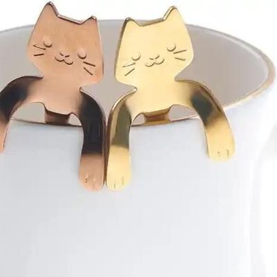 Accessoires thé et café - Cuillère Chat - Thé, café et dessert - 4 couleurs disponibles - SOSTRAW & SMARTTHINGS