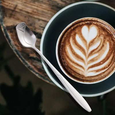 Tea and coffee accessories - Flower Spoon - Tea, Coffee, Dessert - 4 colors - SOSTRAW & SMARTTHINGS