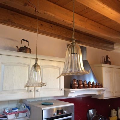 Ceiling lights - Furoz Oro — Elegant and Customizable Golden Murano Glass Chandelier - BOTTEGA VENEZIANA