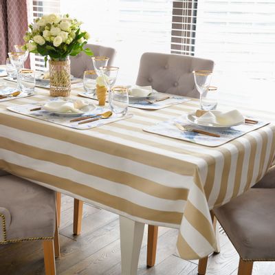 Nappes - Nappe de table Dandy Beige - ROSEBERRY HOME