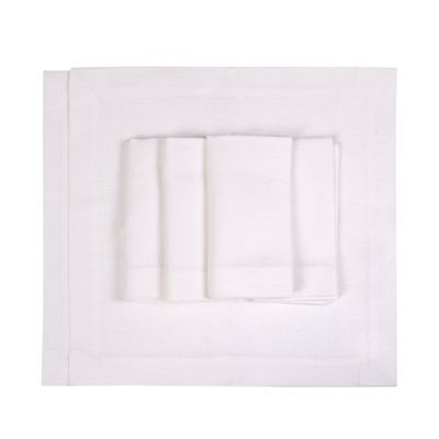 Napkins - Linen Napkins Bianco Neve - ROSEBERRY HOME