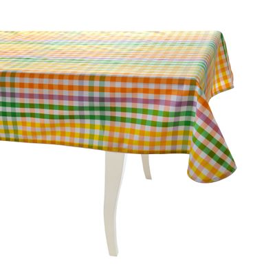 Table cloths - Tablecloth Rainbow Gingham - ROSEBERRY HOME