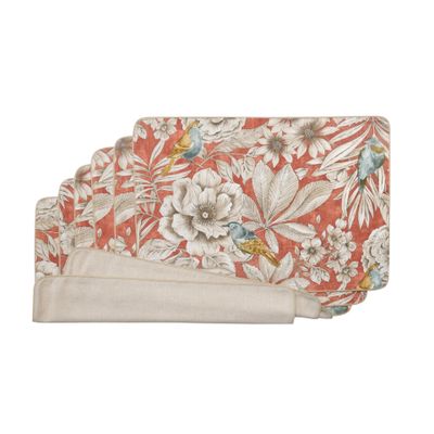 Placemats - Placemats Topaz & Mirha 6 pieces - ROSEBERRY HOME