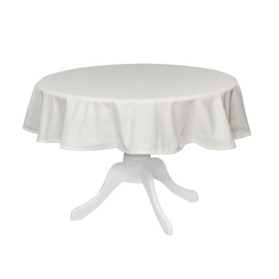 Table cloths - Tablecloth Shiny Silverline rounded 160 - ROSEBERRY HOME