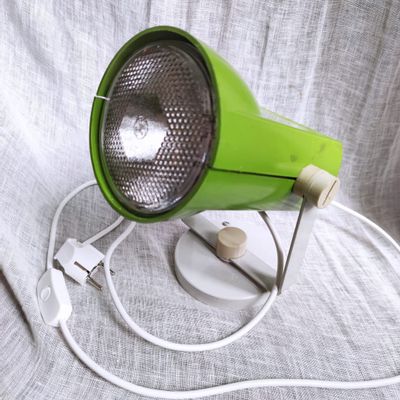 Table lamps - Apple green metal wall lamp Étienne Fermigier Model F39 - OFFICE OBJETS