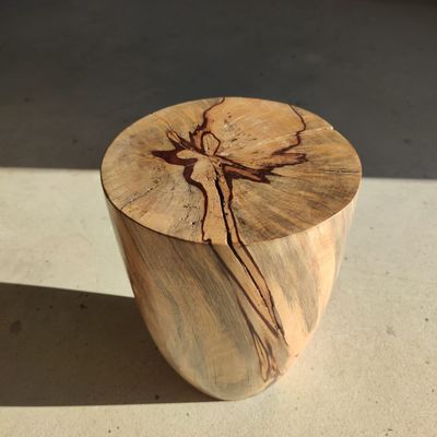 Tabourets - Bout de canapé, tabouret ou table d'appoint en tamarin massif (monoxyle) - OFFICE OBJETS