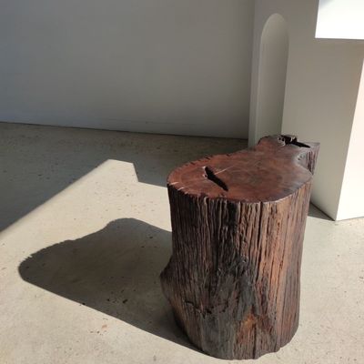 Tabourets - Bout de canapé, tabouret, mobilier modulaire en bois de fer massif - OFFICE OBJETS