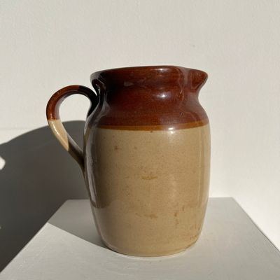 Carafes - Two-tone Pearsons of Chesterfield stoneware jug Made in England H: 17cm - OFFICE OBJETS