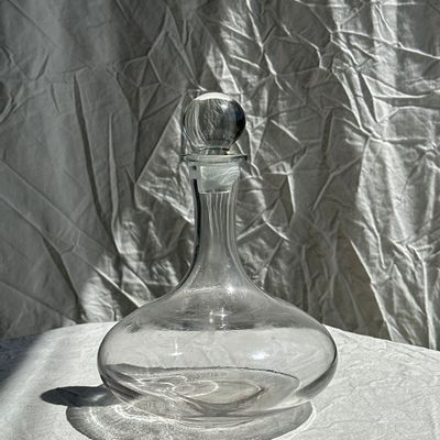 Carafes - Carafe à décanter évasée bouchon rond - OFFICE OBJETS