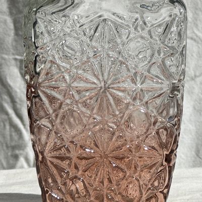 Carafes - Whiskey decanter geometric star pattern tinted H24 - OFFICE OBJETS