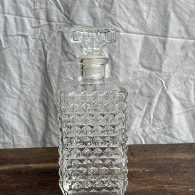 Carafes - Carafe à whisky pointes de diamant H23 - OFFICE OBJETS