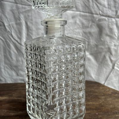 Carafes - Carafe à whisky pointes de diamant H23 - OFFICE OBJETS