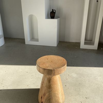 Tabourets - Bout de canapé monoxyle en manguier - OFFICE OBJETS