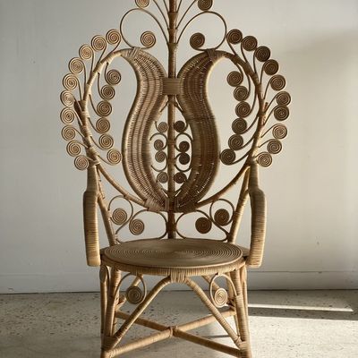 Fauteuils - Fauteuil en rotin Peacock - OFFICE OBJETS