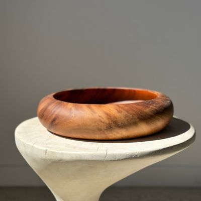 Objets de décoration - Grand bol ou coupe en teck monoxyle D:30,5 - OFFICE OBJETS