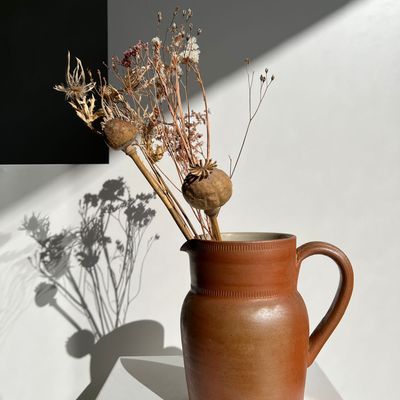 Carafes - Large stoneware pitcher brand Handmade below H: 20cm - OFFICE OBJETS