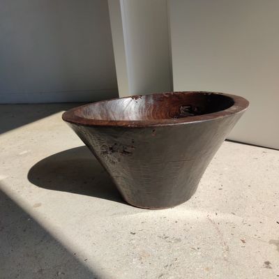 Decorative objects - Large old teak bowl (2) - OFFICE OBJETS