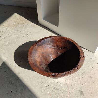 Decorative objects - Large old teak bowl (2) - OFFICE OBJETS