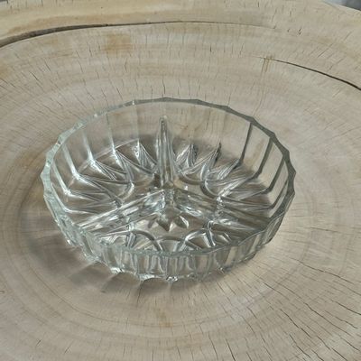 Platter and bowls - Large classic glass bowl with 3 compartments - OFFICE OBJETS