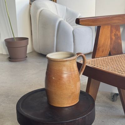 Carafes - Grande carafe en grès à anse H18,5 - OFFICE OBJETS