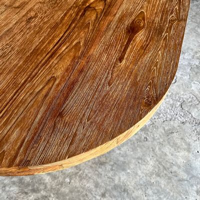 Dining Tables - Huge solid teak table 2m10x1m - OFFICE OBJETS