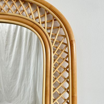 Mirrors - Rattan foot mirror with lattices H: 1m80 - OFFICE OBJETS