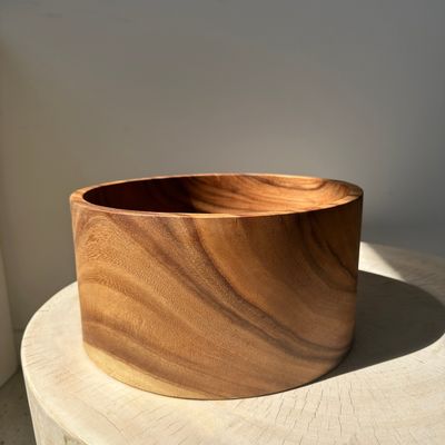 Decorative objects - Medium cup in monoxyl teak H:12.5 D:25 - OFFICE OBJETS