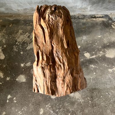 Bancs - Petit banc organique en teck asiatique blond quadripode - Sembilan - OFFICE OBJETS