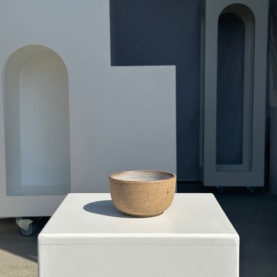 Bowls - Small brown bowl with blue and white interior - OFFICE OBJETS