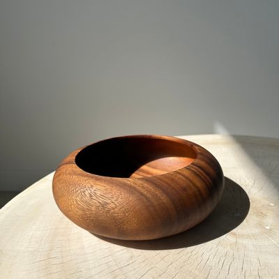 Decorative objects - Small monoxyl teak bowl or cup D:21 - OFFICE OBJETS