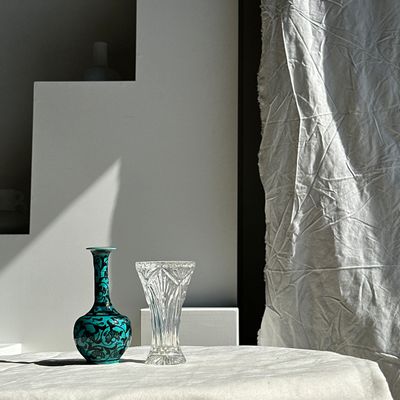 Vases - Petit vase en verre évasé classique - OFFICE OBJETS