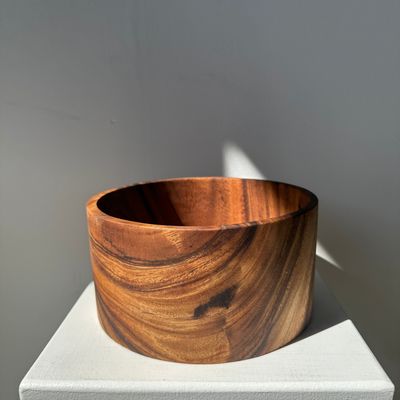 Objets de décoration - Petite coupe en teck monoxyle H:10 D:20,5 - OFFICE OBJETS