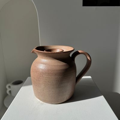 Carafes - Rosé pitcher with internal stoneware compartment - OFFICE OBJETS