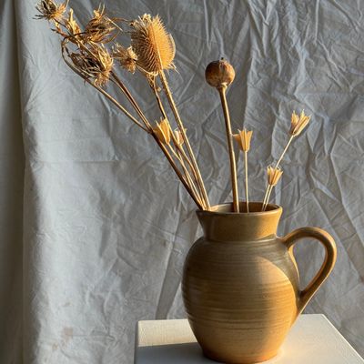 Carafes - Pichet en grès clair H17 - OFFICE OBJETS