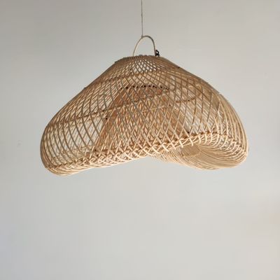 Hanging lights - Suspension or rattan lampshade in the shape of a cloud or flattened bubble D: 60 - OFFICE OBJETS