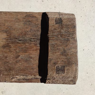 Bancs - Très grand banc en teck ancien H:50cm L:2m06 - OFFICE OBJETS