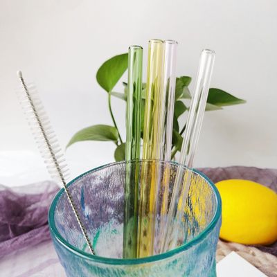 Couverts & ustensiles de cuisine - Paille réutilisable en verre - Droite - 10 coloris - SOSTRAW & SMARTTHINGS