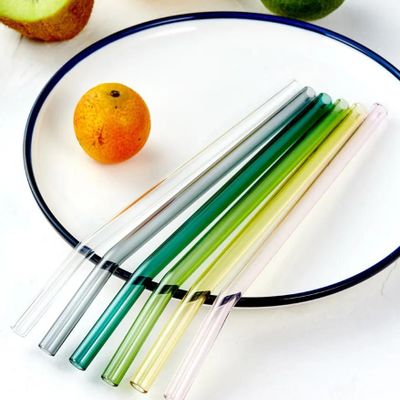 Kitchen utensils - Reusable glass straw - Curved - 10 colors - SOSTRAW & SMARTTHINGS