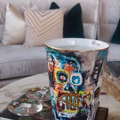 Objets personnalisables - CALAVERA_Bougie en Céramique 24cm - ARTITUDE HOME