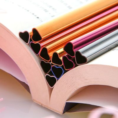 Kitchen utensils - Heart straw - 6 colors - Stainless steel - SOSTRAW & SMARTTHINGS