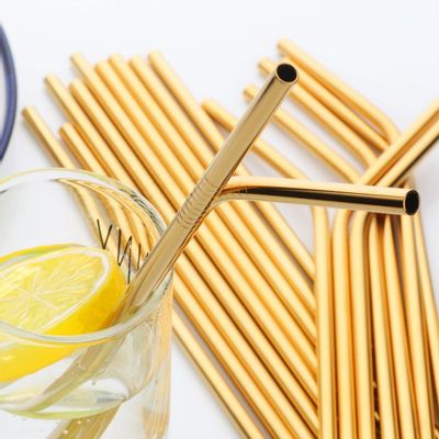 Kitchen utensils - Classic reusable straw - Straight/Stainless Steel - 6 colors - SOSTRAW & SMARTTHINGS