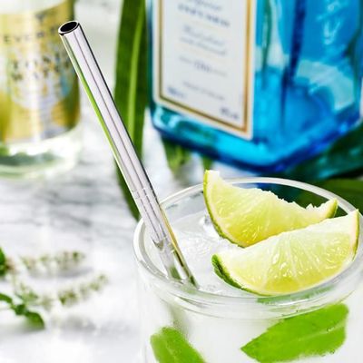 Kitchen utensils - Gin reusable straw - Straight/Stainless Steel - 6 colors - SOSTRAW & SMARTTHINGS