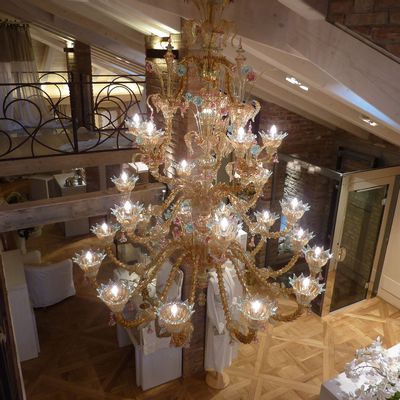 Hanging lights - Ca' Rezzonico Casanova Chandelier — Murano Glass Masterpiece - BOTTEGA VENEZIANA