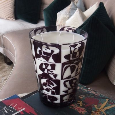 Gifts - MOSAICO EN AJEDREZ_candles 24cm - ARTITUDE HOME