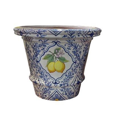 Decorative objects - Lemon ceramic pot - GUADARTE