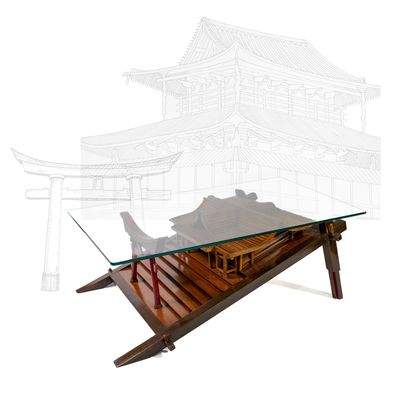 Unique pieces - Shinto Shrine Tea Table - ART + OBJECT