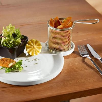 Kitchen utensils - French fries basket - rounded shape - 4 colors - SOSTRAW & SMARTTHINGS