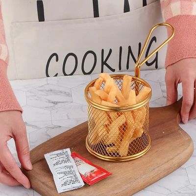 Platter and bowls - French fries basket - rounded shape - 4 colors - SOSTRAW & SMARTTHINGS