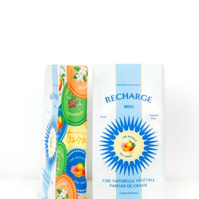 Bougies - Kit de recharge Or Rouge du Midi 180g - MAISON TASSAN